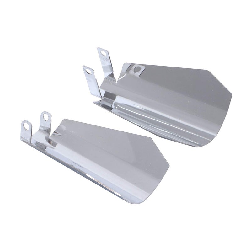 XMMT Chorme Coffin Cut Hand Guards Customs Handguards for Harley Touring Electra Street Road Glide Road King Baggers,Large - Image 2